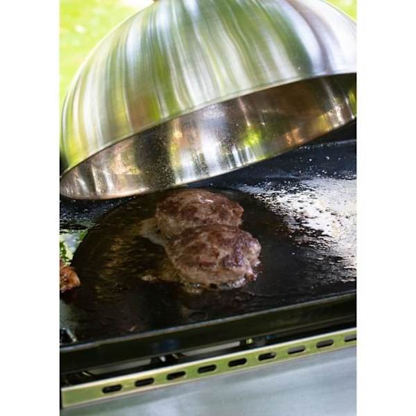 Rostfri klocka för grillmatlagning - CAMPINGAZ - Ø 28cm - Ångkokning Grå