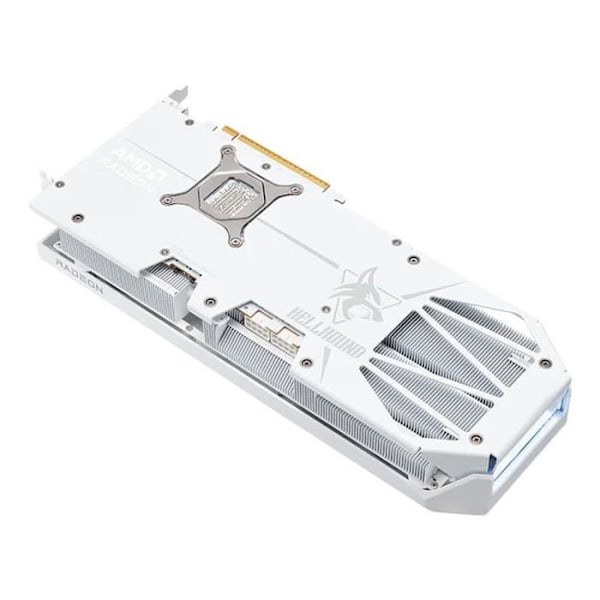 Grafikkort - PowerColor - Hellhound Spectral White - AMD Radeon RX 9070 XT - 16 Go - PCI Express 4.0 x16