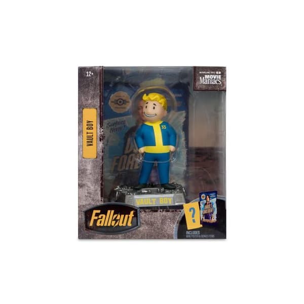Rörlig figur - MCFARLANE - Vault Boy (Version 2) - 12,7 cm - tillbehör ingår - hemlig bonusartikel