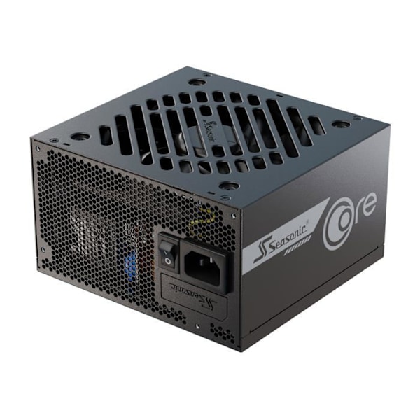 Laddare - SEASONIC - Core GX-650 - 650W - 80 Plus Gold - Modulerbar ATX3.1 Svart