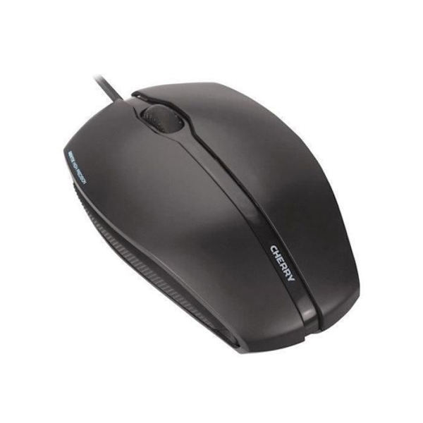 CHERRY Gentix Mouse - Kabelansluten - Optisk - USB - PC & Mac - 1000 dpi - Svart