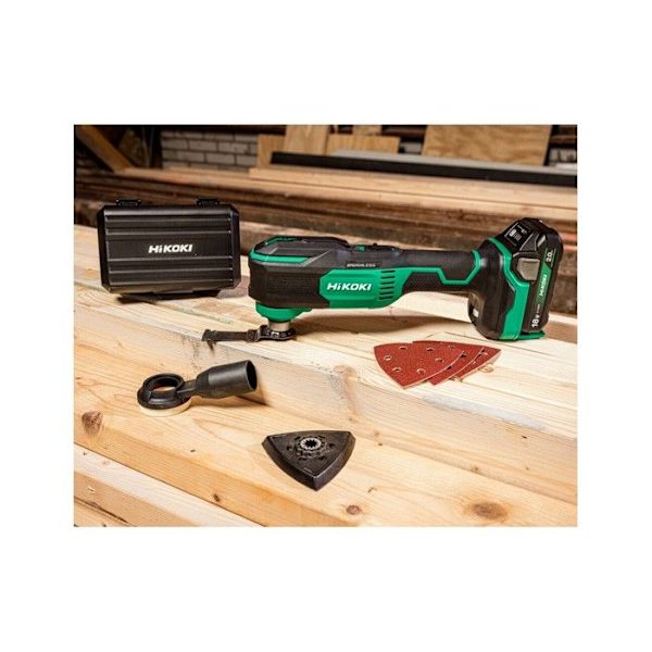 Multi-tool 18V Li-ion borstlös 3,6° - HIKOKI CV18DAW2Z - utan batteri/eller laddare Hitcase II
