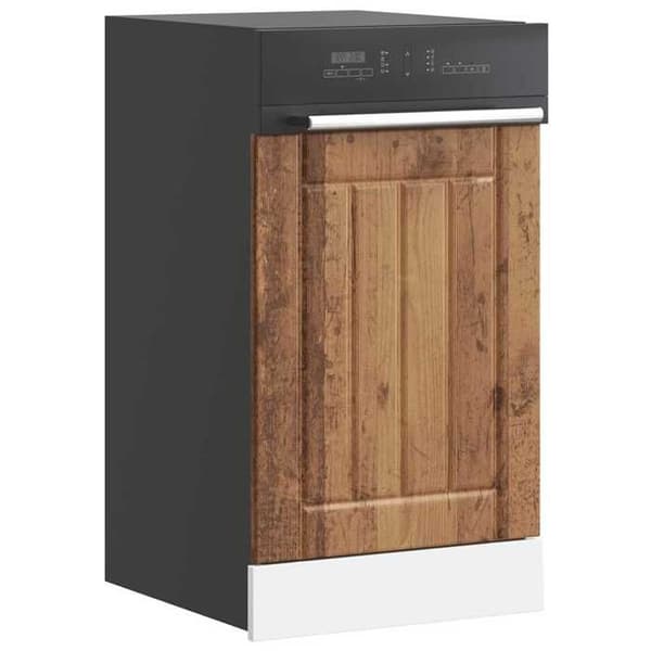 vidaXL Diskmaskinpanel Lucca gammalt trä ingenjörsträ 853895