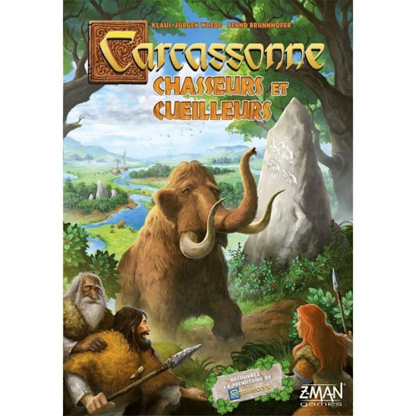 Brädspel - ASMODEE - Carcassonne: Hunters and Gatherers - Blå - Flerfärgad - Blandat Flerfärgad