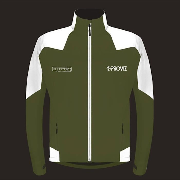 Cykeljacka - Proviz - Nightrider 2.0 - Vattentät - Andningsbar - Gul Gul XS