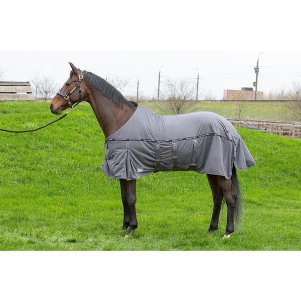 Flugskydd för häst Harry's Horse Mesh Pro Belly - Grå - 145 cm grå