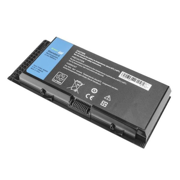 Batteri - Green Cell - FV993 R7PND X57F1 - 7800mAh - 11.1V - Kompatibel med Dell Precision