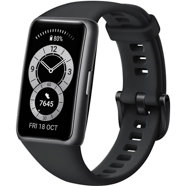 HUAWEI Band 6 - Connected klocka - 1,47" FullView AMOLED-skärm - Svart
