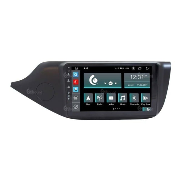 Intercom - kommunikationssats Jf ljud billjudsystem - JF-139KC-X9C-2