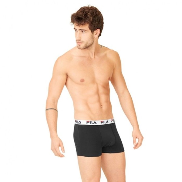 Fila Boxer Herrarna Kalsonger - Svart (4-pack) Flerfärgad M