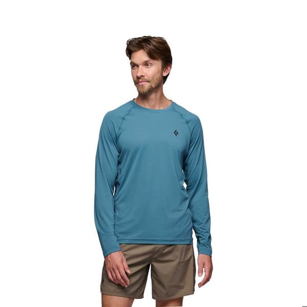 Sweatshirt Black Diamond Alpenglow blå bäck M