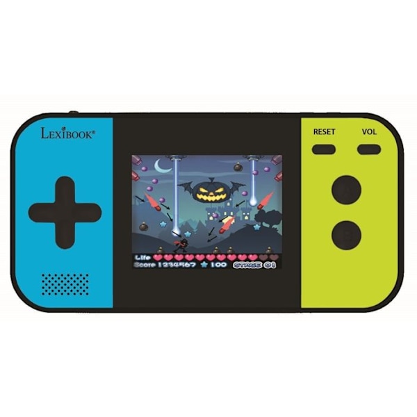 Kompakt Cyber Arcade® bärbar konsol - 2,5-tumsskärm 250 spel Svart