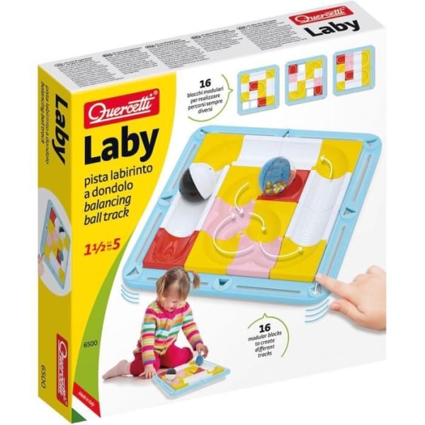 QUERCETTI Laby - Modularbana - 19 stycken - Blandat - Från 18 månader