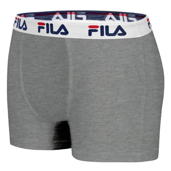 Boxer Häng - FILA - Paket med 2 - Ultra-Mjuk Bomull - Optimal Komfort - Perfekt Passform Grå XXL