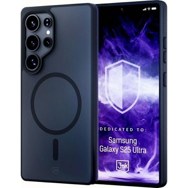 Coque telefon - bumper telefon 3mk Smoke MagCase för Samsung Galaxy S25 Ultra