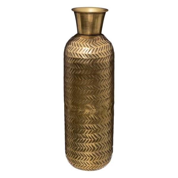 Vas "Natt" metall guld H45cm gyllene