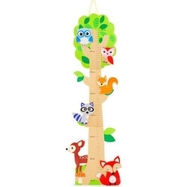 Skogsdjurs tillväxtdiagram - ULYSSE COLOURS OF Childhood - För att mäta barn från 80 cm till 1,55 m