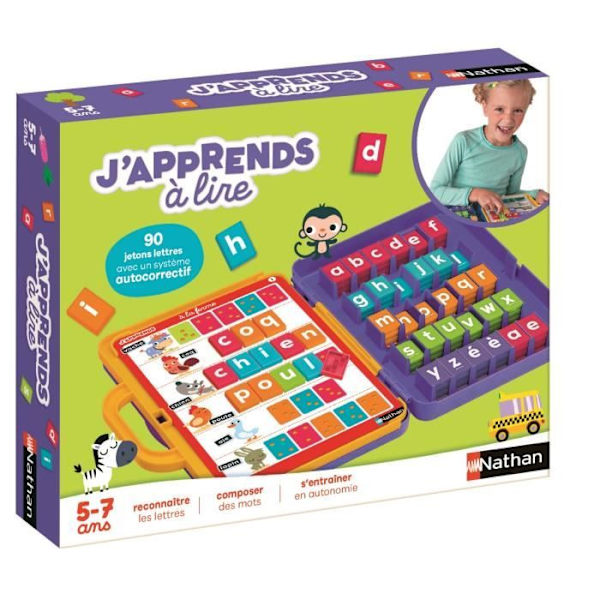 NATHAN – Jag lär mig läsa Flerfärgad