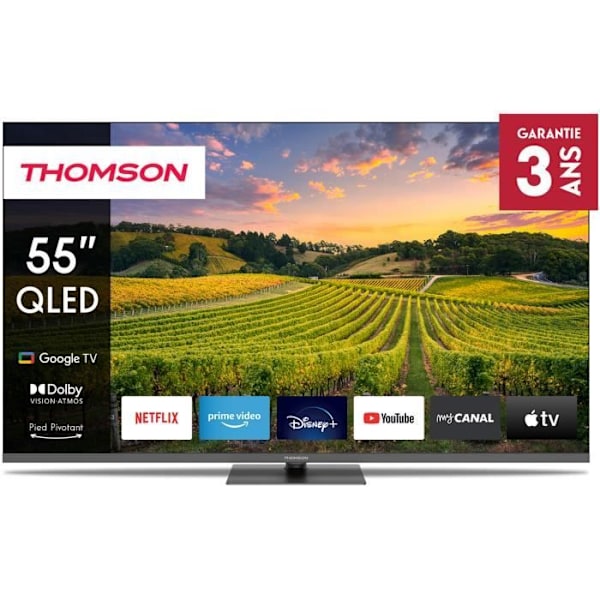 LED-TV Thomson 55QG5C14 LED Vridbart ställ 4K 139cm 2024