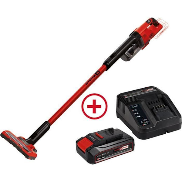 Einhell Power X-Change TE-SV 18 Li + 2,5 Ah Starter-Kit Påslös sladdlös handdammsugare