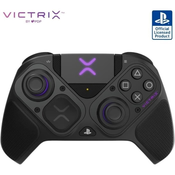 Trådlös handkontroll - PDP - Victrix Procon - PC, PS4 och PS5 - 3 utbytbara moduler - Officiell Sony PlayStation-licens - Svart