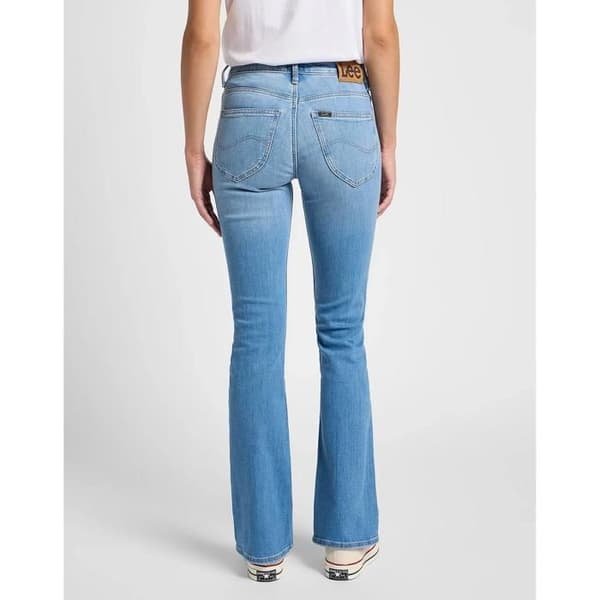 Lee Breese Boot jeans för kvinnor - medellyst mid shine 29/33