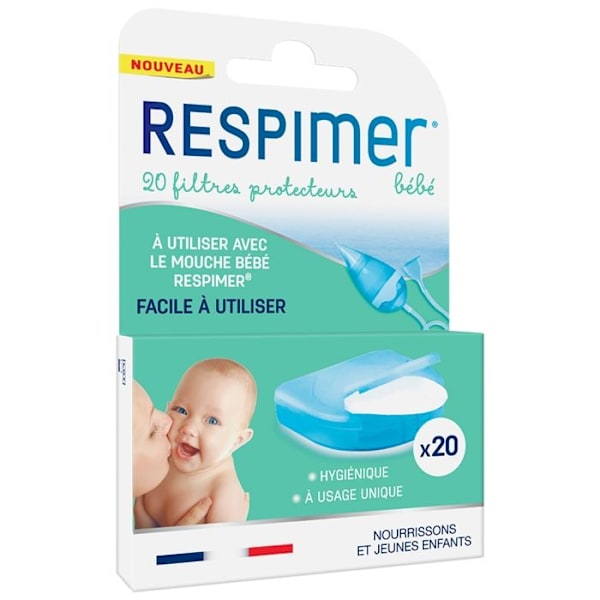 Respimer Recharge för Mouche-Bébé 20 enheter Grön