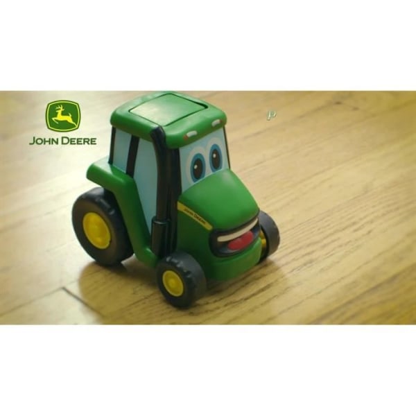 Traktor Pousse Roule Johnny den allra första John Deere barntraktor för pojkar från 18 månader Grön