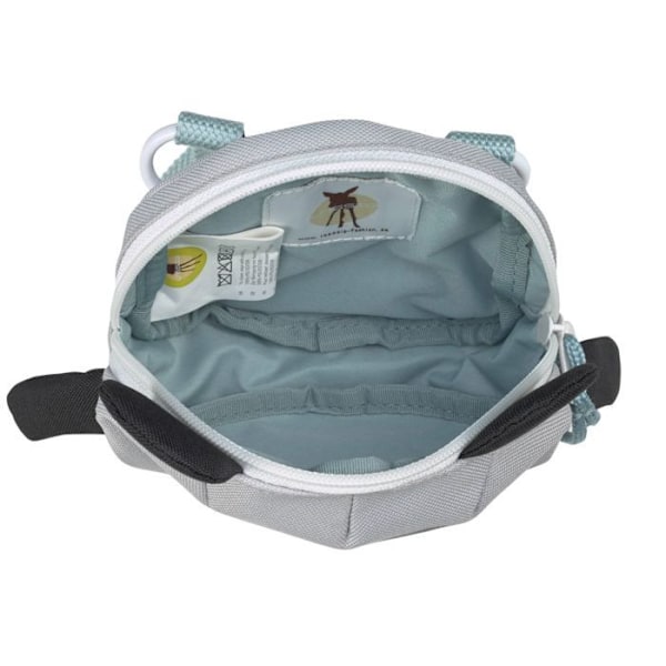 Axelremväska - Lässig - About Friends Mini Bum Bag - Brun/Svart - 16x14x5 cm - Unisex brun, svart, vit
