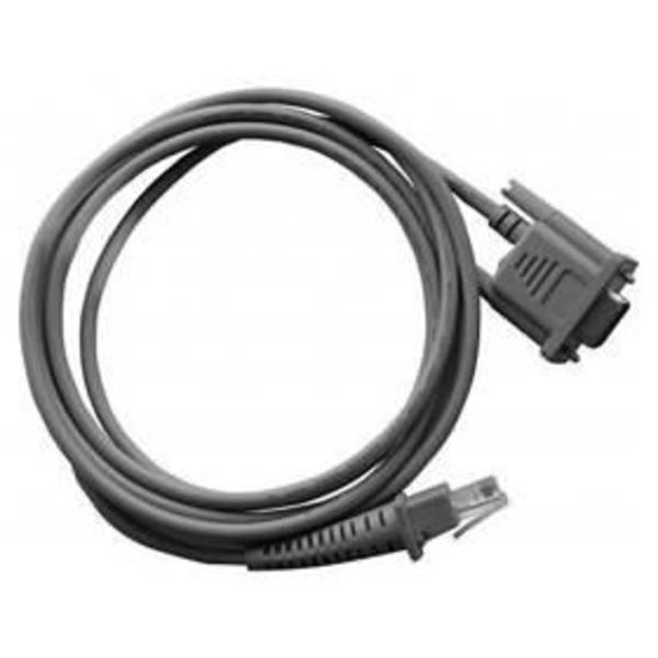 Datalogic serie kabel 90G000008 - 1.8m - RS-232 - RJ-45 - Svart Grå