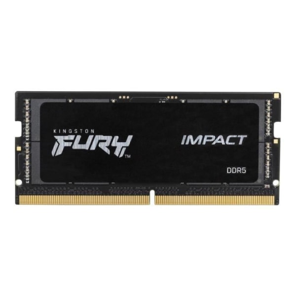Minnessats - Kingston - Kingston FURY Impact - DDR5 - kit - 16 GB: 2 x 8 GB - 262-pin SO DIMM - 4800 MHz / PC5-38400 - minne