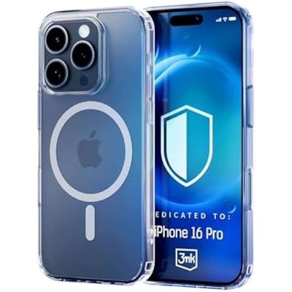 Coque - 3MK - iPhone 16 Pro Max - Transparent - Mjuk - Extra skydd Transparent