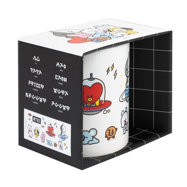 Mugg - BT21 - Mazagran - Keramik - 350 ml - Diskaresistent