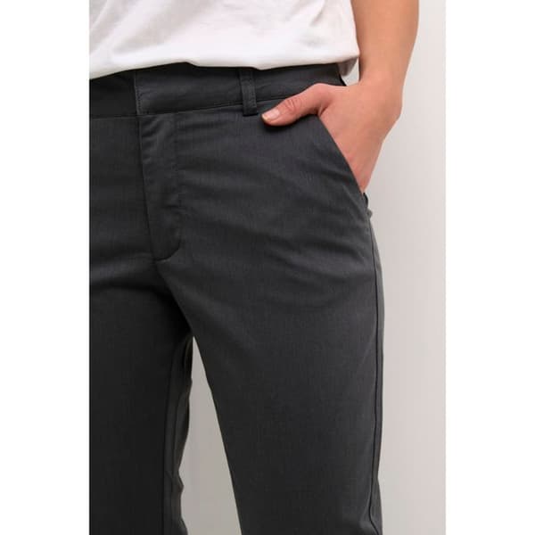 Kvinnor chinos KAFFE Lea mörk skugga 34