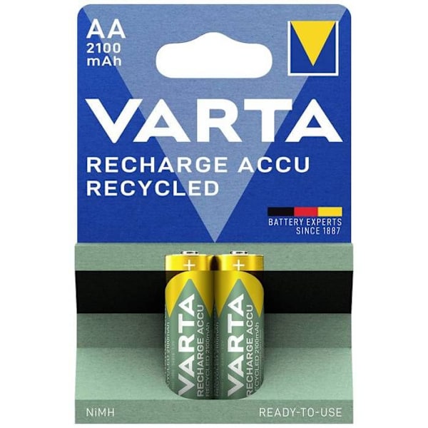 Varta Recharge Accu Recycled 56816 Batteri 2 x typ AA NiMH (uppladdningsbart) 2100 mAh