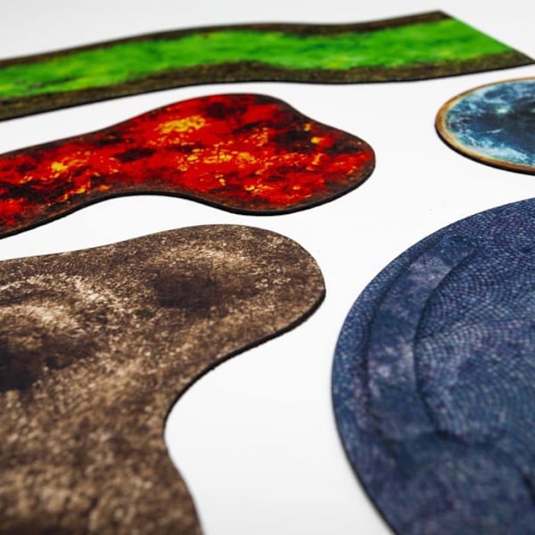 Tapis för pussel Playmats - T026 - .eu Zoner i neopren för Warmachine/Hordes - Gräs
