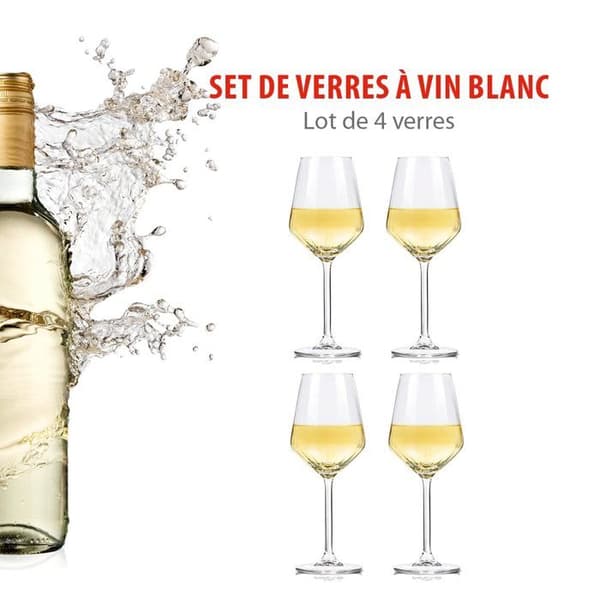 alpina Vinglas Vit - Set 38cl Transparent