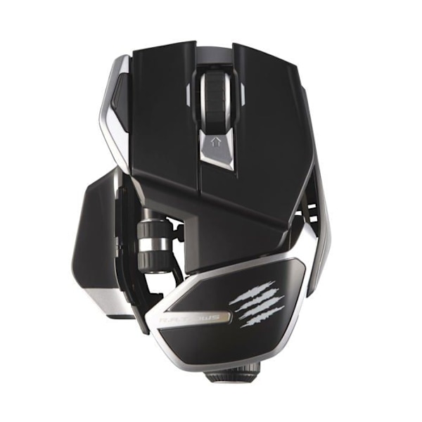 Madcatz M.O.J.O. M1 Ultra Light Gaming Mouse 70g - PMW3360 Sensor 12000 DPI & Frequency 1000Hz - DAKOTA Switch 2ms Svart röd