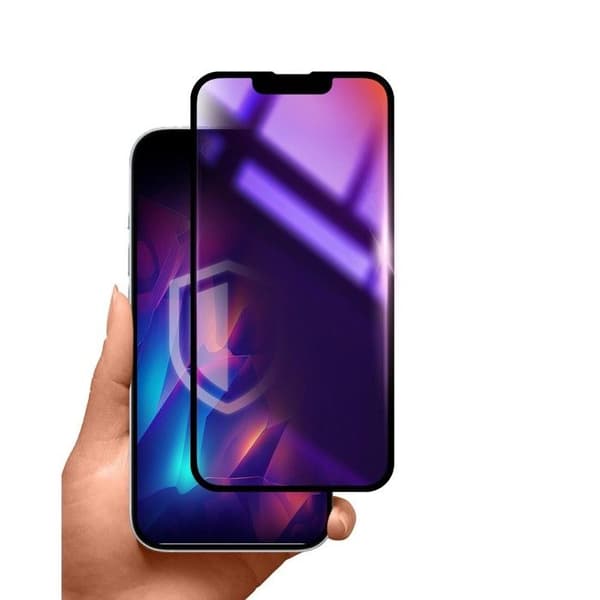 Skydd av härdat glas 3MK Privacy för iPhone 15 Pro Max Rainbow