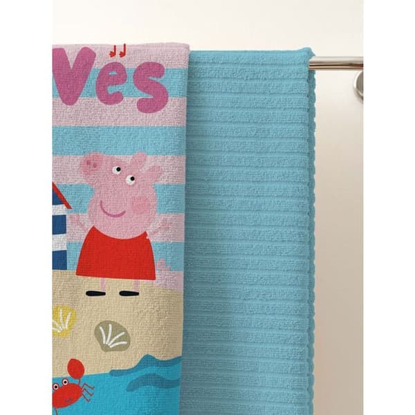 Peppa Pig strandhandduk Flots Flerfärgad
