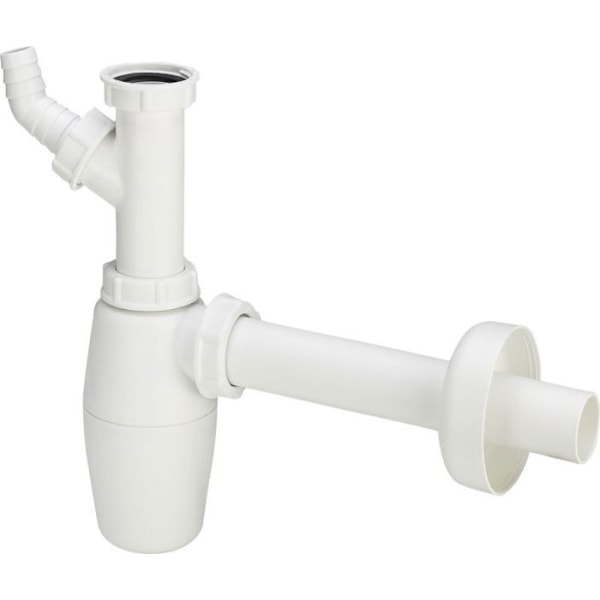 Siphon för diskho - siphon för handfat Viega - 703349 - Flask-siphon 5/4DN32 vit ()'''