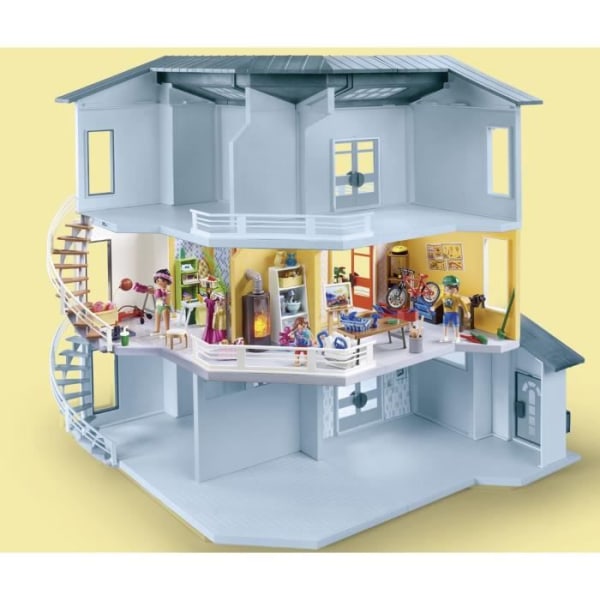 PLAYMOBIL - 70986 - Stadsliv - Det moderna huset - Möblerad tilläggsvåning Flerfärgad