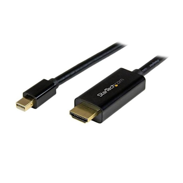 Mini DisplayPort till HDMI-adapterkabel - STARTECH.COM - 5 m - 4K 30 Hz - Svart - Plug and Play Svart