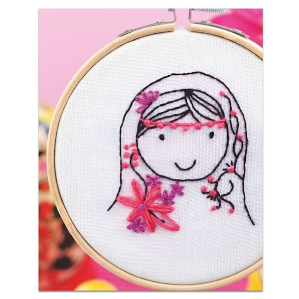 Matryoshka sömnads- och broderisats - Franska kit - Lätt nivå - 7 stycken - från 12 år Flerfärgad