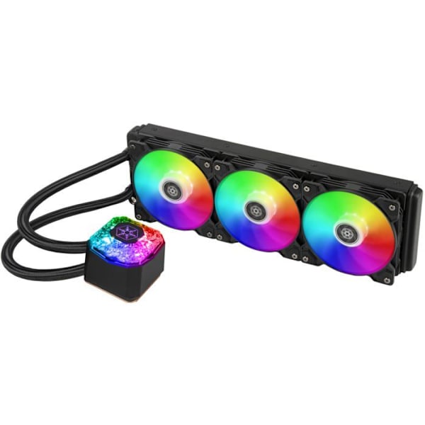 Silverstone IceGem 360 vatten och köldmediegaser - SST-IG360-ARGB