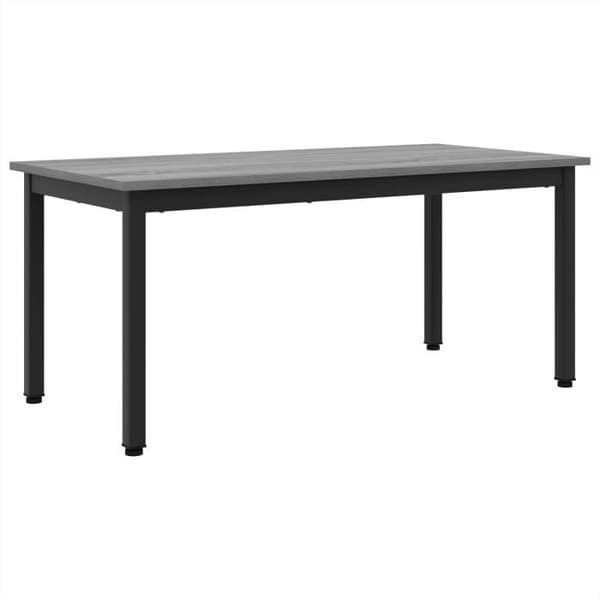 Soffbord - VIDAXL - 100 x 50 x 45 cm Grå Sonoma - Rektangulär - Ingenjörsträ och metall - Lättskött Gris Sonoma