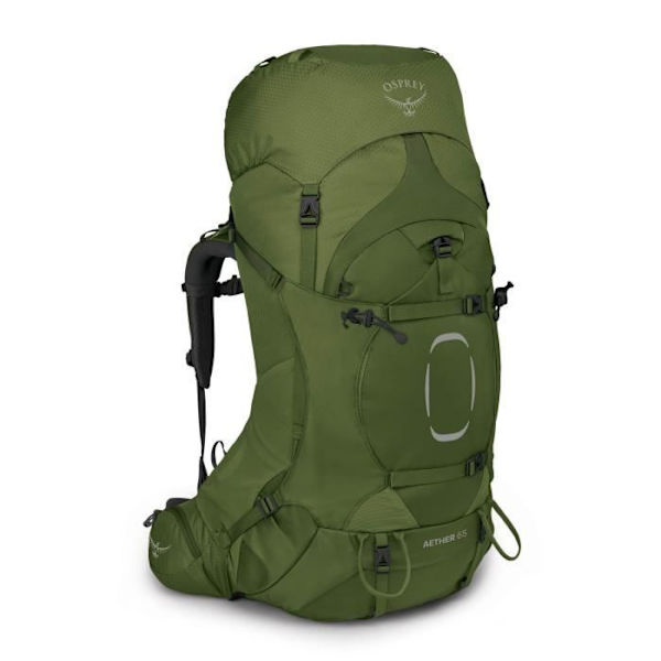 Ryggsäck - Osprey - Aether 65 L/XL - Grön - 68L - Ergonomisk och hållbar Grön