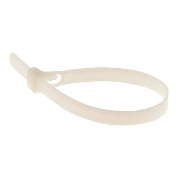 Set med 70 återanvändbara halsband 20x 3,6x140 vit + 20x 4,8x200 svart + 15x 200x7,6 vit + 15x 250x7,6 svart vit svart