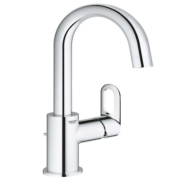 GROHE Bauloop 23763000 Tvättställsblandare - Metallisk kontrollspak - 28 mm keramisk patron - Krom Krom
