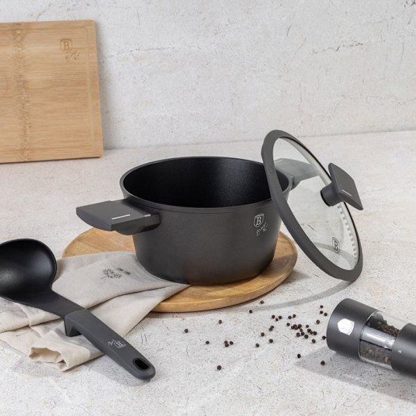 Gratängform - BERLINGER HAUS - BH-8131 - 24cm - Titan nonstick - Matt antracit matt antracit
